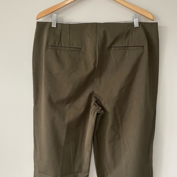 Talbots NWT dark olive green dress pants size 16L - Picture 8 of 10